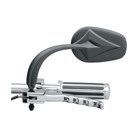 RWD V-Twin Diamond Convex Mirror For Harley