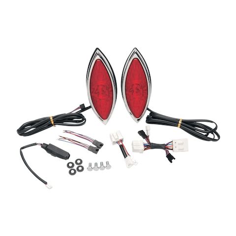 RWD V-Twin LED Cat Eye Taillight Turn Signals
