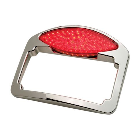 RWD V-Twin LED Cat Eye Taillight Turn Signal License Plate