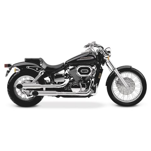 Cobra Classic Slashcut Exhaust Honda Shadow Spirit VT750DC 2001-2007