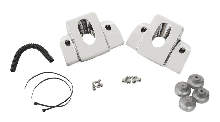2119-2 Smooth Motor Mount Bolt Covers 2000-Up Harley-Davidson Softail - Chrome Plated 2119-2 Smooth Motor Mount Bolt Covers 2000-Up Harley-Davidson Softail - Chrome Plated