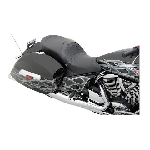 Drag Specialties Low Profile 2-Up Touring Seat For Victory