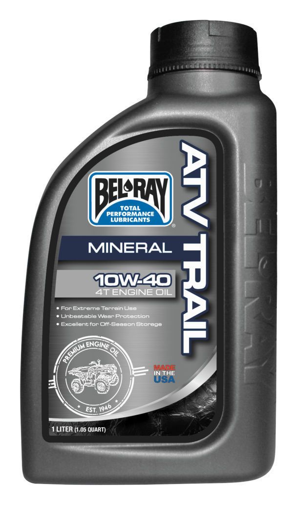 BelRay ATV Trail Mineral 4T Engine Oil (1 Liter) Cycle Gear