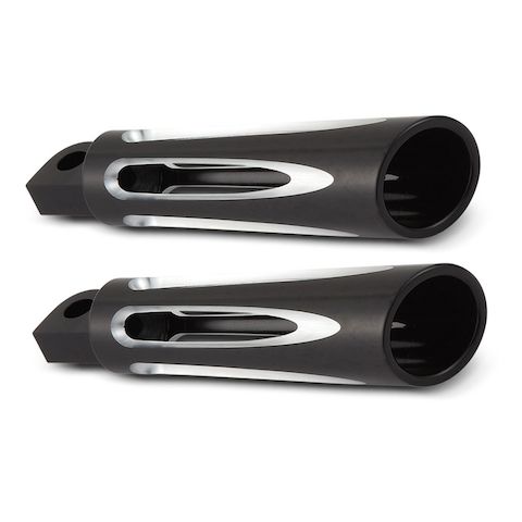 Arlen Ness Original Billet Deep Cut Footpegs For Harley