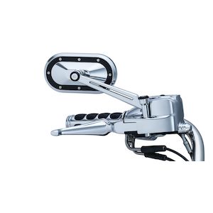 KURYAKYN Fanale Posteriore LED Per Moto, Trim Right Stop 7", Fanalino Targa, Design Compatto Antifango