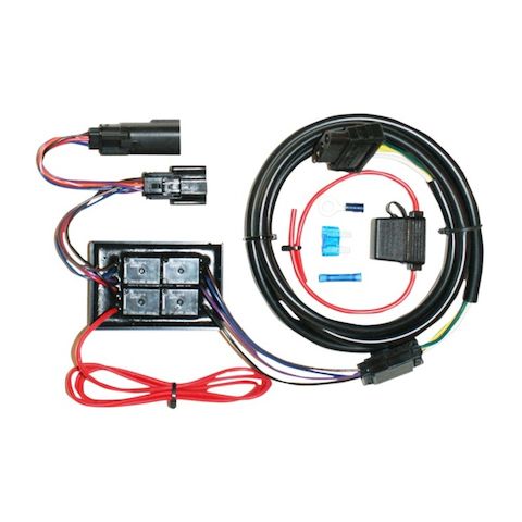 Khrome Werks Plug & Play Trailer Wiring Harness Kit For Harley Touring 2014-2022