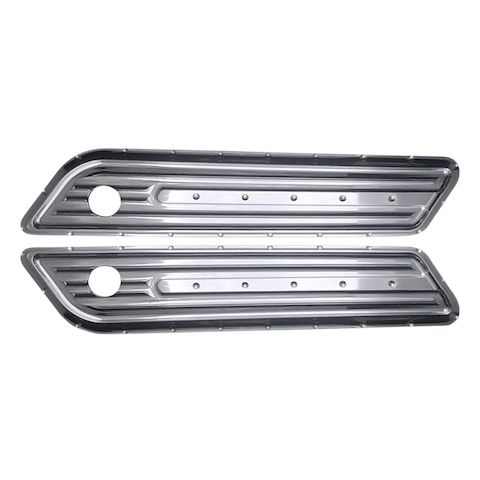 Covingtons Dimpled Saddlebag Hinge Covers For Harley Touring 2014-2025