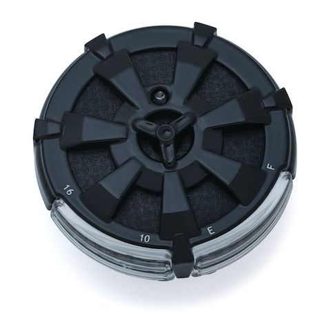 Kuryakyn Alley Cat LED Fuel / Battery Gauge For Harley 1988-2018