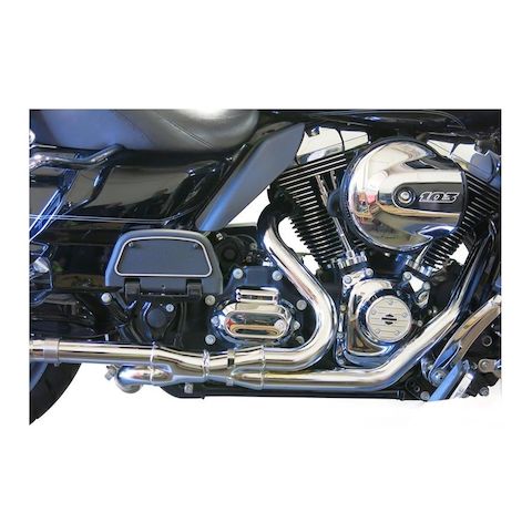 Bassani 2x2 Dual Head Pipes For Harley Touring 2009-2016