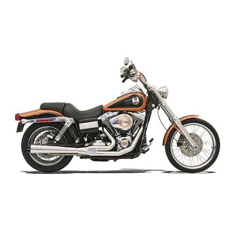 Bassani Road Rage 2-Into-1 Exhaust For Harley Dyna 1991-2005