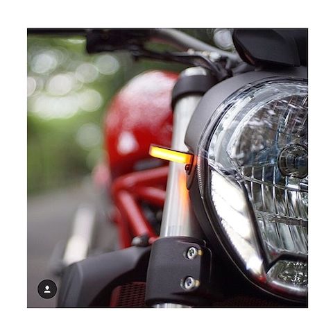 New Rage Cycles LED Front Turn Signals Ducati Monster 796 2010-2014