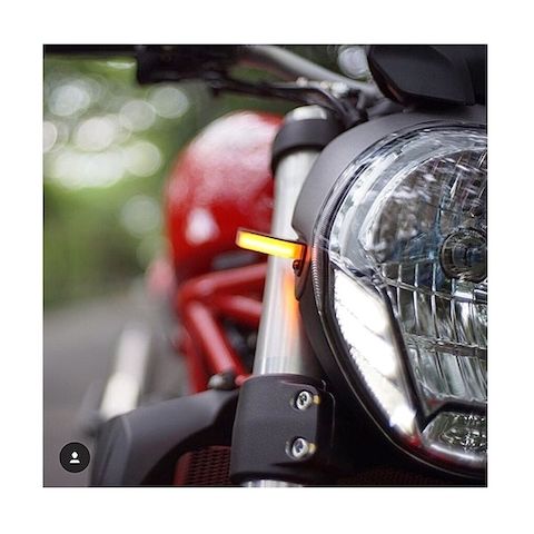 New Rage Cycles LED Front Turn Signals Ducati Monster 696 2008-2014