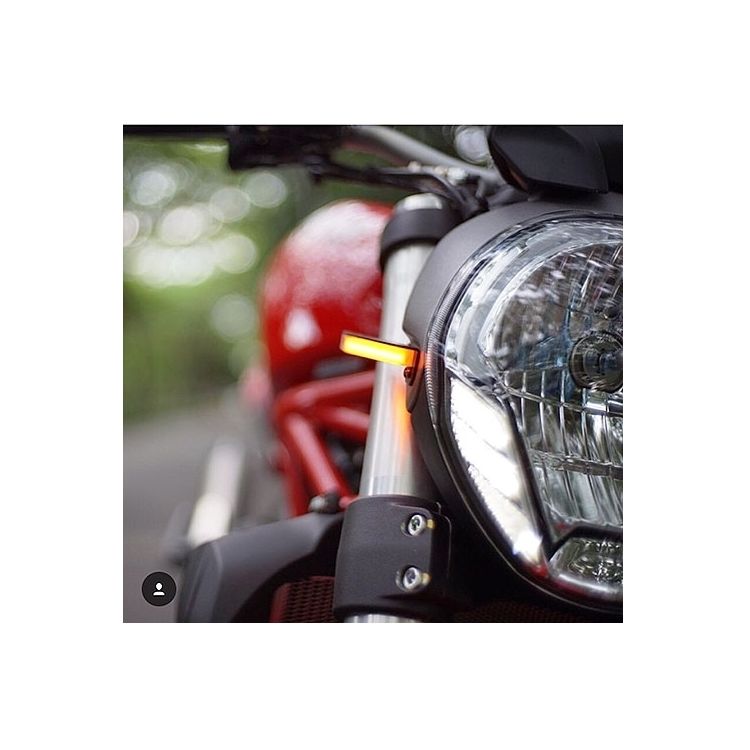New Rage Cycles LED Front Turn Signals Ducati Monster 1200 2014-2016