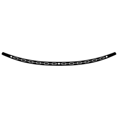 Memphis Shades Chain Windshield Trim For Harley Touring 1996-2013