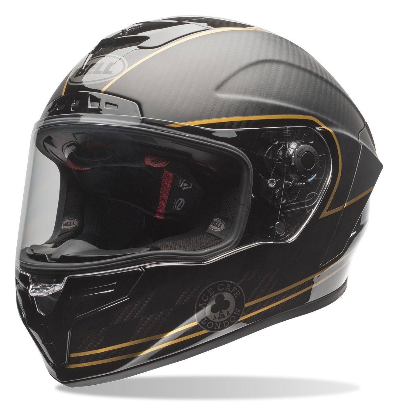 Bell Race Star Ace Cafe Speed Check Helmet (XS) Cycle Gear