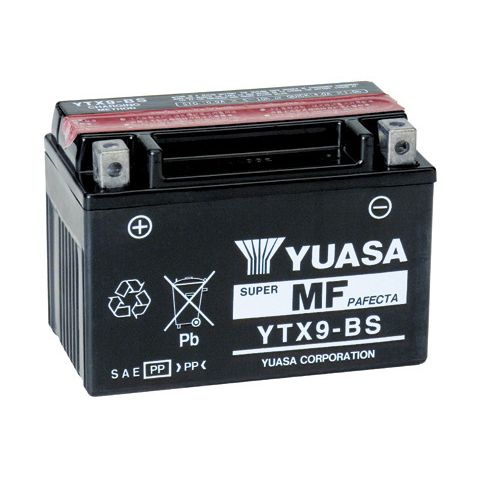 Yuasa YTX9 Factory Activated AGM Battery