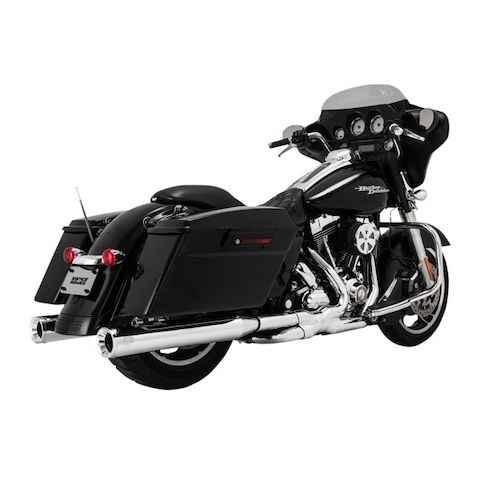 Vance & Hines 4" Eliminator Slip-On Mufflers For Harley Touring 1995-2016