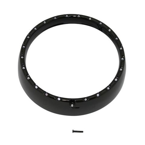 Custom Dynamics 7" Halo Headlight Trim Ring For Harley Touring 2006-2013