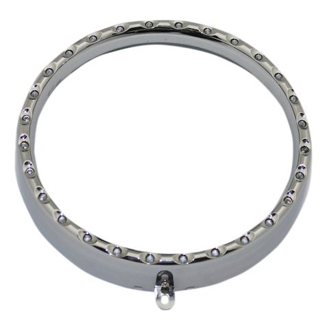 Custom Dynamics 7" Halo Headlight Trim Ring For Harley