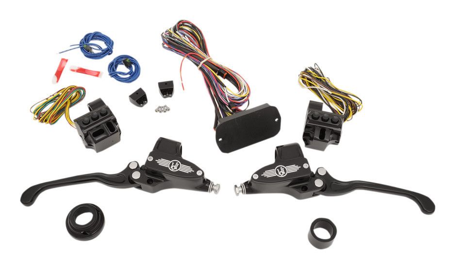 Performance Machine Hand Control Set For Harley Touring 20142016