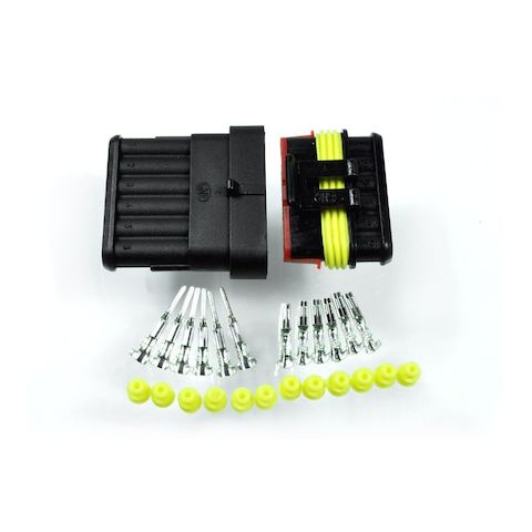 Motogadget Plug Connector Kit Amp-Style 6-Pole