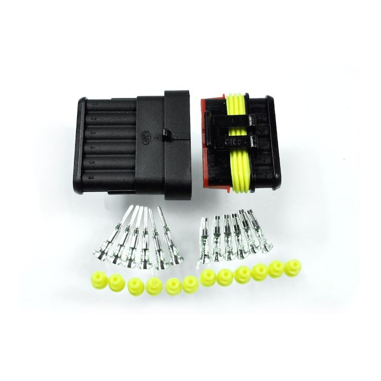 Motogadget Plug Connector Kit Amp-Style 6-Pole