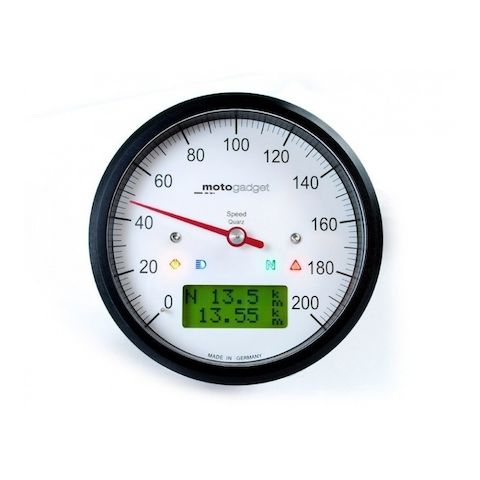 Motogadget Motoscope Classic Speedometer and m-TRI Signal Adapter Triumph Bonneville 2015