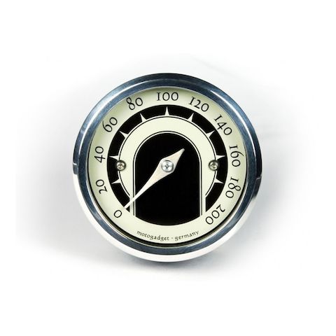 Motogadget Motoscope Tiny Speedster Speedo and m-TRI Signal Adapter Triumph Scrambler 2012