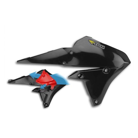 Cycra Powerflow Radiator Shrouds Yamaha YZ125 / YZ250 / YZ250X 2005-2022