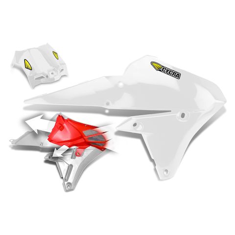 Cycra Powerflow Radiator Shrouds w/ Extension Yamaha YZ250FX / WR250F 2015-2017