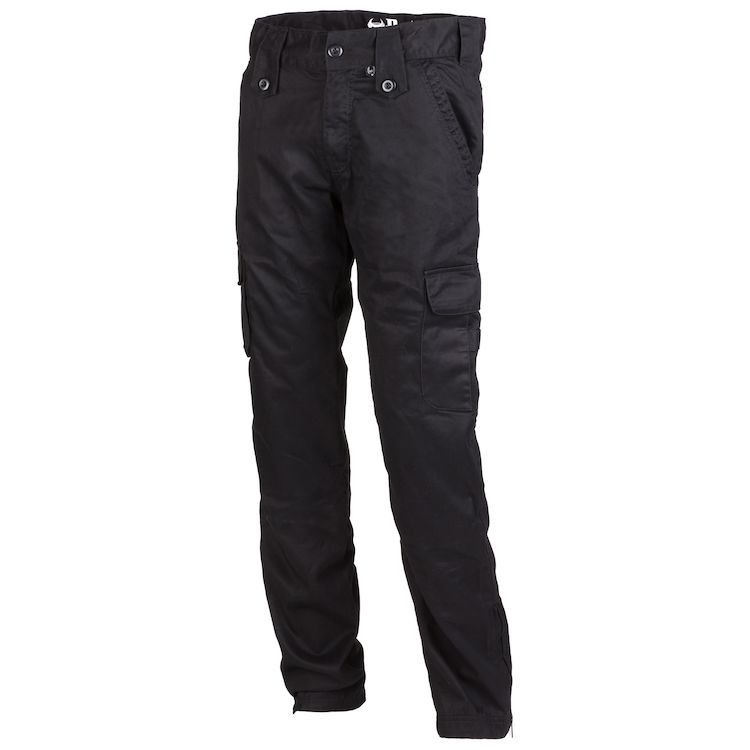 black cargo pants slim