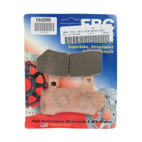 EBC Brakes Double-H Sintered Front / Rear Brake Pads For Harley Touring / V-Rod 2006-2025