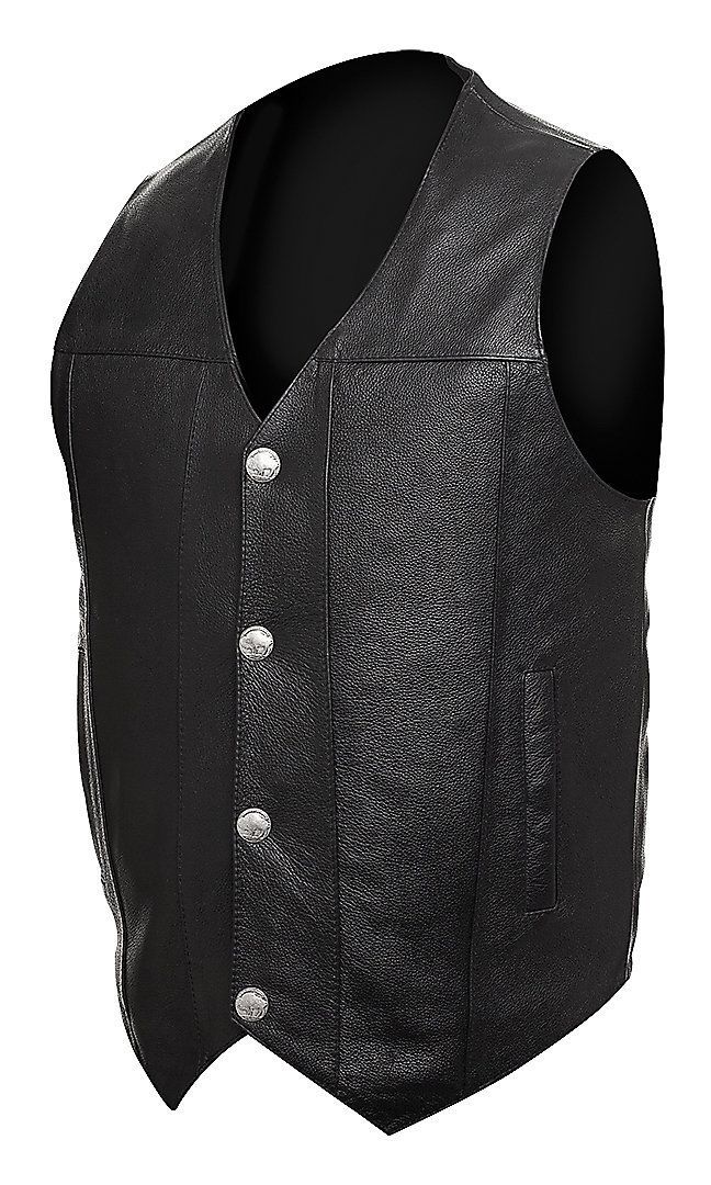 Street & Steel Dakota Leather Vest - Cycle Gear