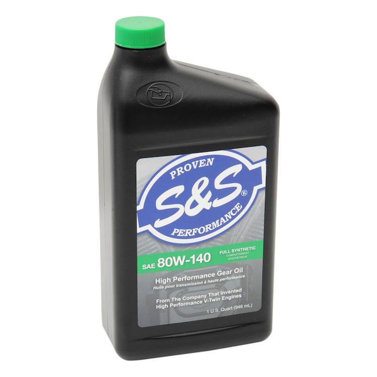 S&S Cycle Premium 80W140 Synthetic V-Twin Gear Oil