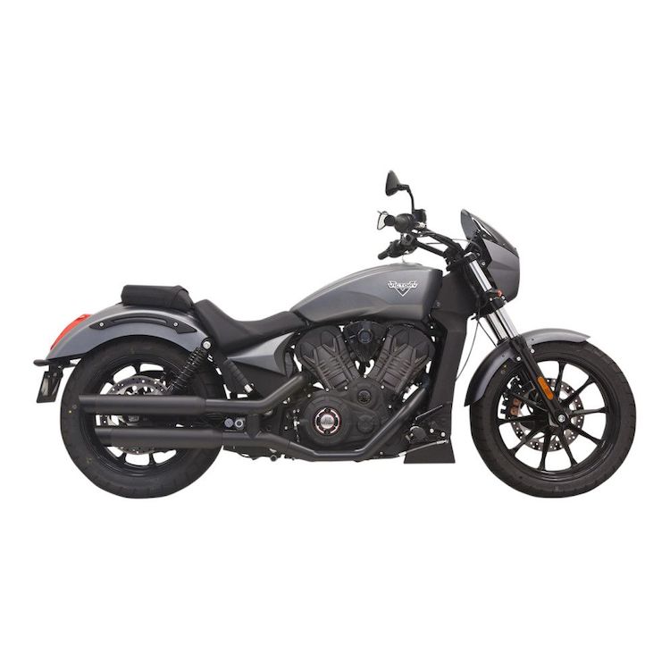 Bassani 3" Slip On Mufflers For Victory Octane 2017 Cycle Gear