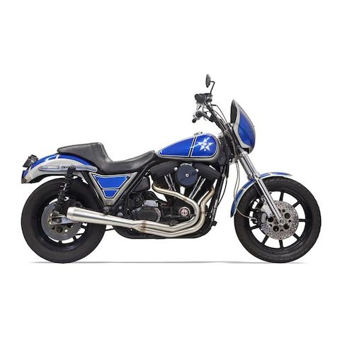 Bassani Road Rage III 2-Into-1 Exhaust For Harley FXR 1984-2000