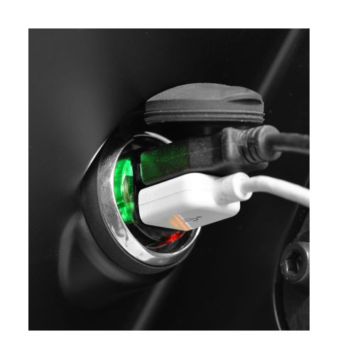 Babbleice Adattatore Audio Da USB-C A 3.5mm Per Harley Davidson Touring E Road Glide (2015-2025) - Connettore Femmina, Cromato, 1020-49992