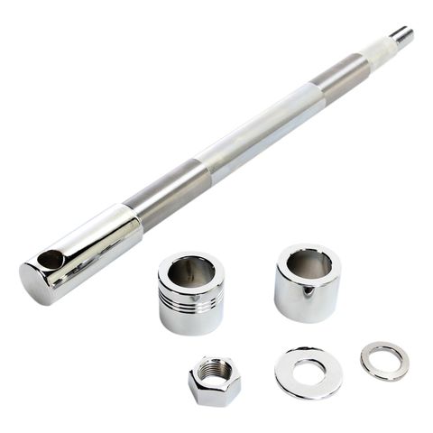 Drag Specialties Chrome Front Axle Kit For Harley 2000-2006