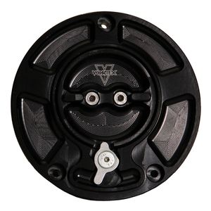 Vortex V3 燃料キャップ(V3 Fuel Cap) 黒ボルトおまけ付き Vortex V3 Fuel Cap for Yamaha - Cycle Gear