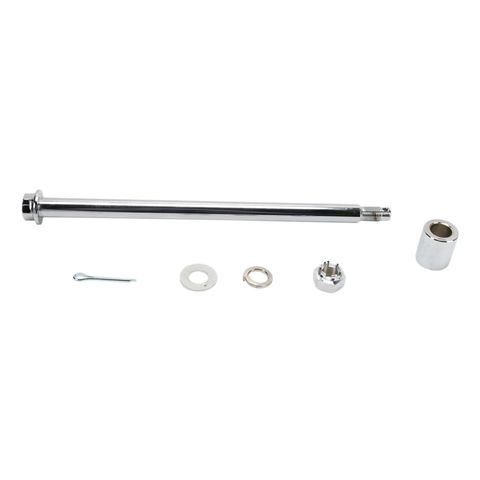 Drag Specialties Chrome Rear Axle Kit For Harley Dyna 1991-1999