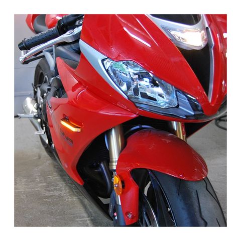 New Rage Cycles LED Front Turn Signals Triumph Daytona 675 / R 2013-2019