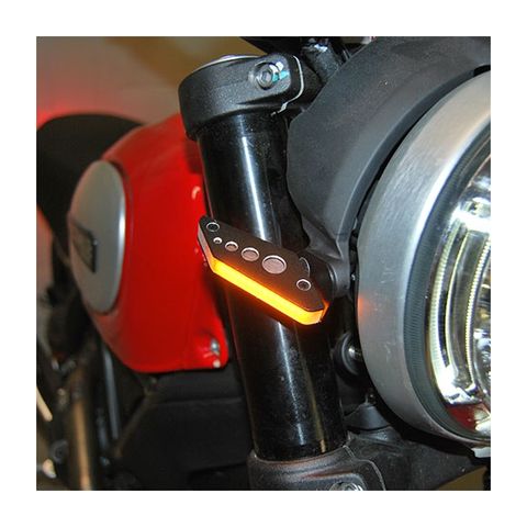 New Rage Cycles LED Front Turn Signals Ducati Scrambler 2015-2022
