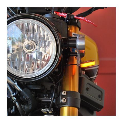 New Rage Cycles LED Front Turn Signals Yamaha XSR900 2016-2021