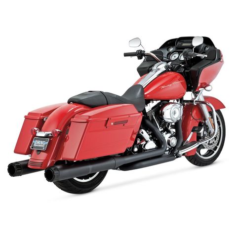 Vance & Hines 4 1/2" Hi-Output Slip-On Mufflers For Harley Touring