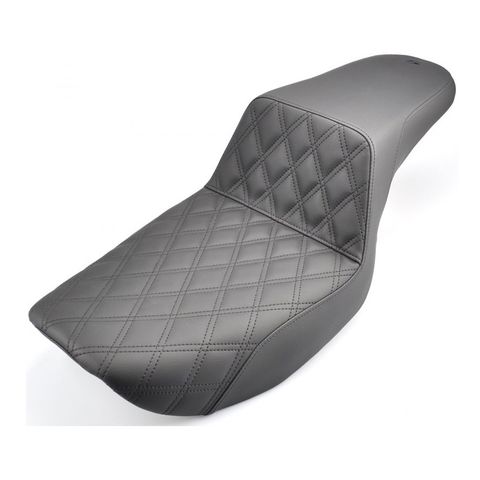 Saddlemen Step-Up LS Lattice Stitch Seat For Harley