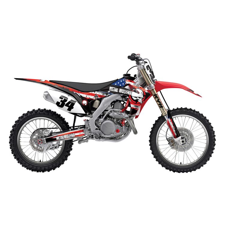 Factory Effex Metal Mulisha Shroud / Airbox Graphics Kit Honda CRF450R 2002-2004