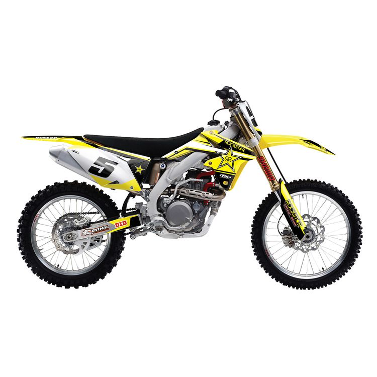 Factory Effex Rockstar Shroud / Airbox Graphics Kit Suzuki RMZ 250 2010-2018