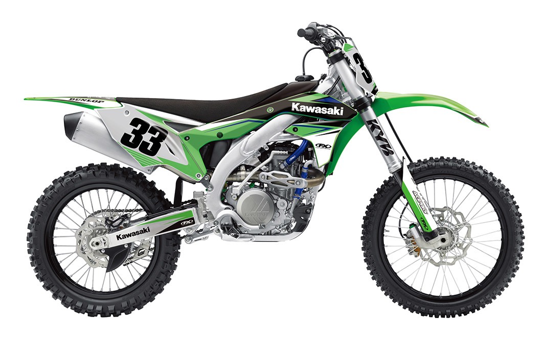 Factory Effex EVO 14 Shroud / Airbox Graphics Kit Kawasaki KX65