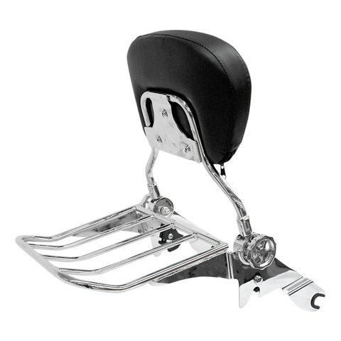 Rivco Quick Detach Backrest And Rack For Harley Touring 2014-2025