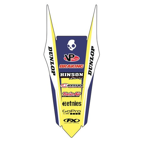 Factory Effex Rear Fender Graphic Husqvarna TC / FC / TE / FE 125cc-501cc 2016-2017